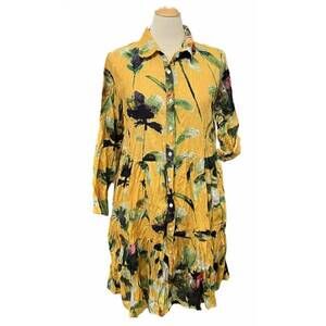 NEW DRESS ADDICT women's june dress in yellow floral